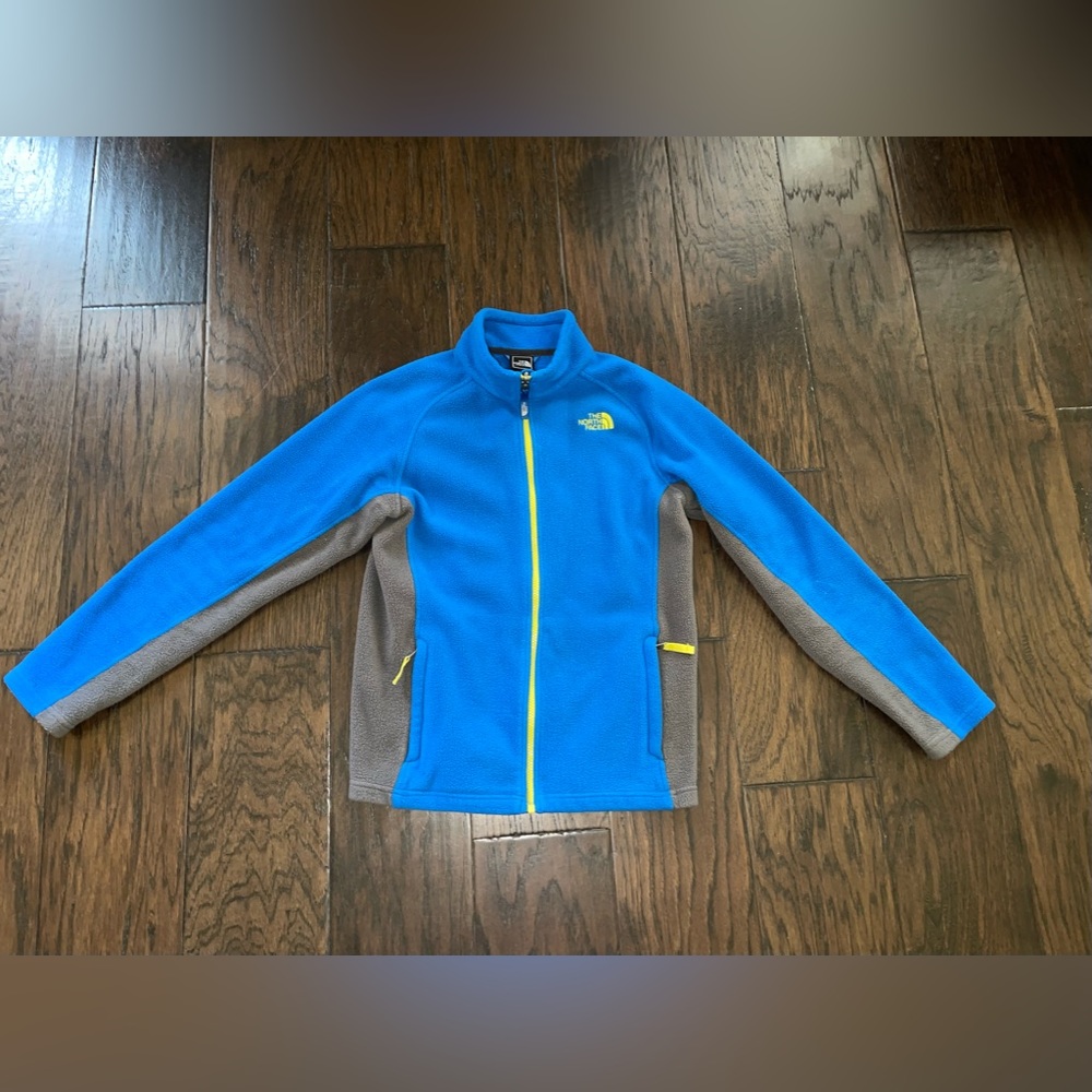 THE NORTH FACE Boys' Khumba 2 Jacket SNORKEL BLUE size L 14-16